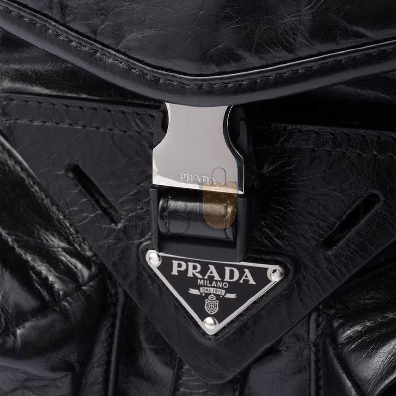 Pra*a leather shoulder bag 2vd062 (29*23*15cm)
